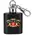 Custom 1 oz matte black stainless steel keychain flask featuring a full-color Chivas Regal logo imprint, ideal for distillery gift shops, whiskey promotions, and branded merchandise.