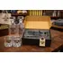 Custom crystal decanter presented in premium gift box with foam insert and stopper